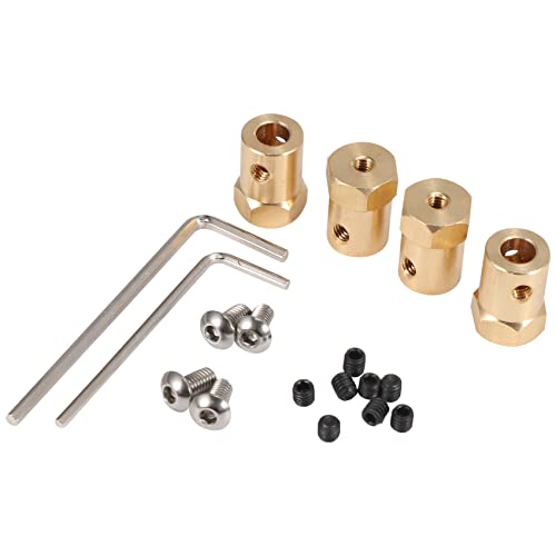 Losueeun 4 STÜCKE 5 mm Bis 12 mm Messing Kombinierer Radnabe Sechskant Adapter für B14 B16 B24 B36 C14 C24 MN D90 D91 RC Auto Teile von Losueeun