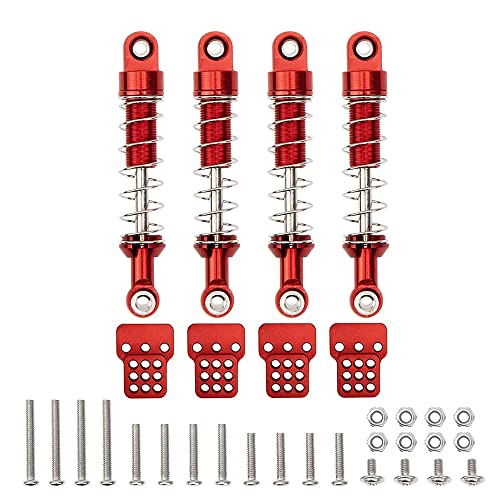 Losueeun 4 StüCk Metall Stoß DäMpfer DäMpfer mit Extender Sitz Halterung für MN D90 MN-90 MN99S C14 C24 RC Auto Upgrade Teile,1 von Losueeun