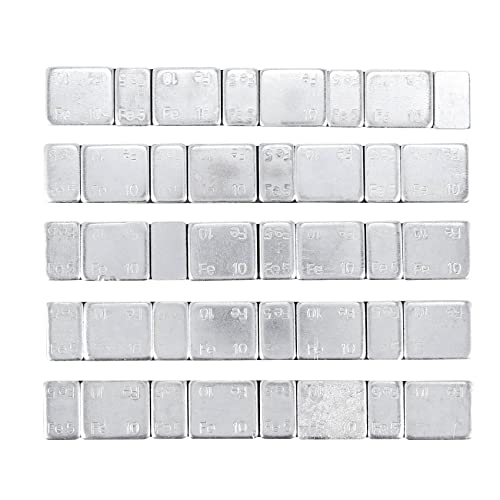 Losueeun 40 StüCk Metall Gegengewicht Gewichtsausgleichs Block für Rad Felge RC Crawler TRX4 Axial SCX10 90046 D90 Losueeun 40 StüCk Metall Gegengewicht Gewichtsausgleichs Block für Rad Felge RC Crawler TRX4 Axial SCX10 90046 D90 von Losueeun