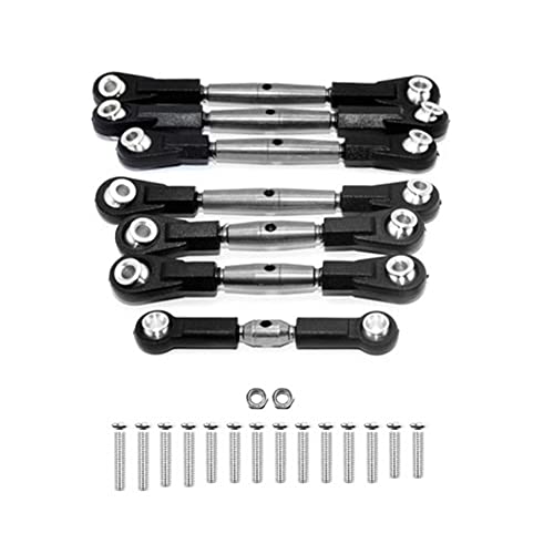 Losueeun 7 StüCk Stahl Lenkung GestäNge GestäNge Servo Stangen Set für TT-02B TT02B 1/10 RC Auto Upgrade Teile ZubehöR von Losueeun