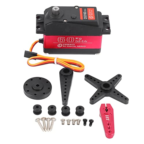 Losueeun Hohes Drehmoment Wasserdicht 60 Kg 180 ° DS5160 Metall Getriebe Digital Servo für RC Robot Auto 1/6 Axial SCX6 1/5 Redcat Baja von Losueeun