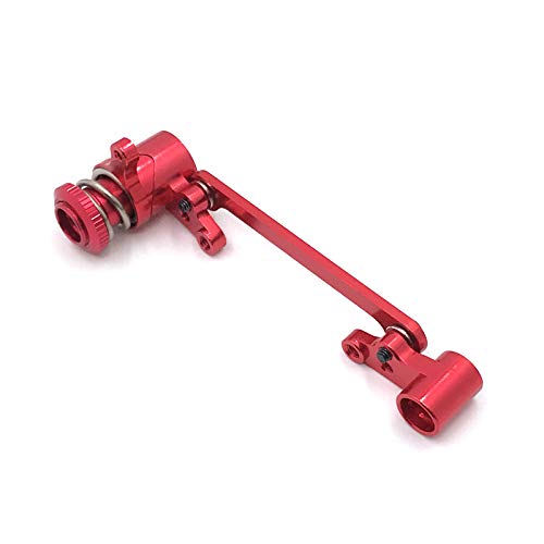 Losueeun Lenkung Kupplung Baugruppe Lenkung Servo Sparer Komplett für 144001 1/14 124018 124019 RC Auto Upgrade Teile, Rot von Losueeun