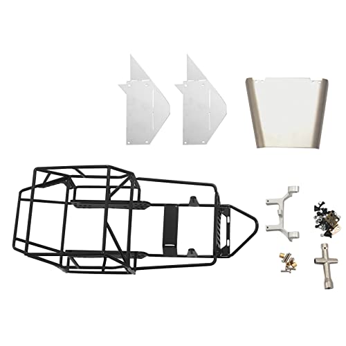 Losueeun Voll Rohr Rahmen Metall Chassis Metall KöRper ÜBerroll KäFig für C14 C24 C24-1 1/16 RC Auto Upgrade Teile, Schwarz von Losueeun