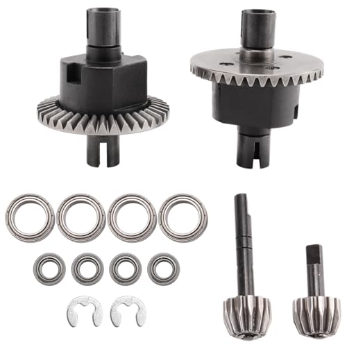 Losueeun Vorne & Hinten Differential und Getriebe Saty für Redcat 94123 94107 94111 94118 94166 1/10 RC Auto Upgrade Teile von Losueeun
