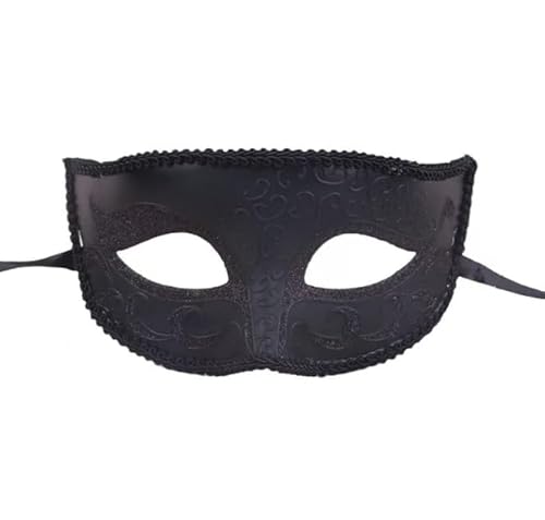 Losuya Maskerade Masken Abschlussball Maske für Männer Venezianische Masken Party Abend Abschlussball Bachelorette Party Kostüme Zubehör, Schwarz Losuya Maskerade Masken Abschlussball Maske für Männer Venezianische Masken Party Abend Abschlussball Bachelorette Party Kostüme Zubehör, Schwarz von Losuya