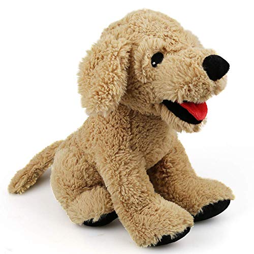 LotFancy Kuscheltier Hund Plüschtier klein 30cm, Stofftier Hund Golden Retriever, weich kuschelig Geschenk für Kinder Mädchen Freundin, Spielzeug für Hund Haustier von LotFancy