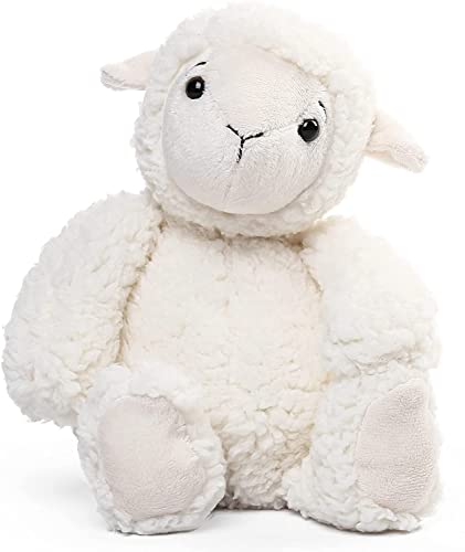 LotFancy Schaf Kuscheltier Lamm Plüschtier 30cm, Flauschige Lämmchen Stofftier, Geschenke für Kinder, Mädchen von LotFancy