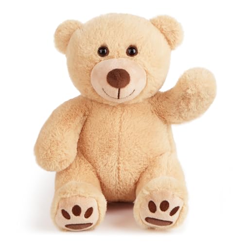 LotFancy Teddybär Plüschtier Kuscheltiere 25cm, Teddy Bär Klein Braunbär Süße Stofftier Spielzeug, Geschenke für Kinder Mädchen Freundin, Geburtstag Valentinstag, Hellbraun LotFancy Teddybär Plüschtier Kuscheltiere 25cm, Teddy Bär Klein Braunbär Süße Stofftier Spielzeug, Geschenke für Kinder Mädchen Freundin, Geburtstag Valentinstag, Hellbraun von LotFancy