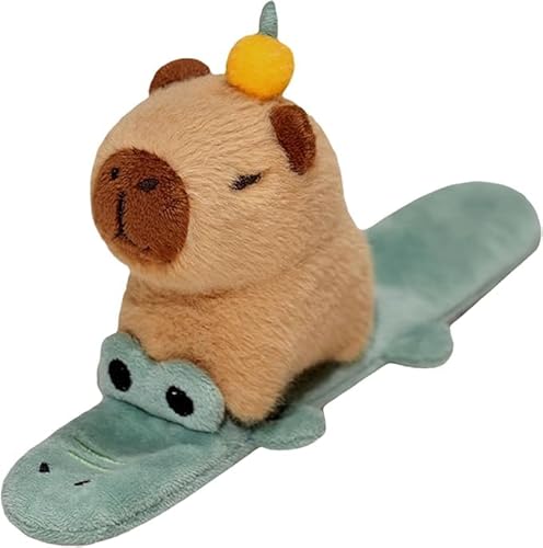 Lotvic Capybara Schnapparmband, Capybara Kuscheltier, Capibara Slap Armband, Capibara Plush für Mädchen Jungen Lotvic Capybara Schnapparmband, Capybara Kuscheltier, Capibara Slap Armband, Capibara Plush für Mädchen Jungen von Lotvic