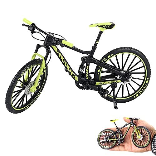 Lotvic Finger Fahrrad Modell, 1:10 Mini Fahrrad Spielzeug, Mountainbike Modell Spielzeug, Finger Mountainbike, Mini-Finger-Bike, Fahrrad Deko und Geschenke, Sammlerstücke Lotvic Finger Fahrrad Modell, 1:10 Mini Fahrrad Spielzeug, Mountainbike Modell Spielzeug, Finger Mountainbike, Mini-Finger-Bike, Fahrrad Deko und Geschenke, Sammlerstücke von Lotvic