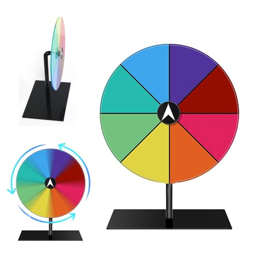 Lotvic Glücksrad Zum Drehen, 20cm Spinnings Prize Wheel, Drehendes Preisrad, Tisch-Preisrad, für Karneval, Messen, Gewinnen Von Fortune-Spin-Spielen Lotvic Glücksrad Zum Drehen, 20cm Spinnings Prize Wheel, Drehendes Preisrad, Tisch-Preisrad, für Karneval, Messen, Gewinnen Von Fortune-Spin-Spielen von Lotvic