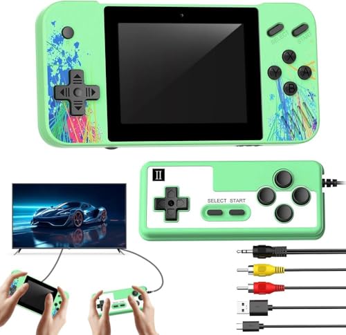 Lotvic Handheld Spielkonsole, Retro Spielekonsole mit 800 Spielen, Mini-Spielkonsole Gameboy, Unterstützt 2 Spieler und Kann an Den Fernseher Angeschlossen Werden, 3,5-Zoll-LCD-Bildschirm Lotvic Handheld Spielkonsole, Retro Spielekonsole mit 800 Spielen, Mini-Spielkonsole Gameboy, Unterstützt 2 Spieler und Kann an Den Fernseher Angeschlossen Werden, 3,5-Zoll-LCD-Bildschirm von Lotvic