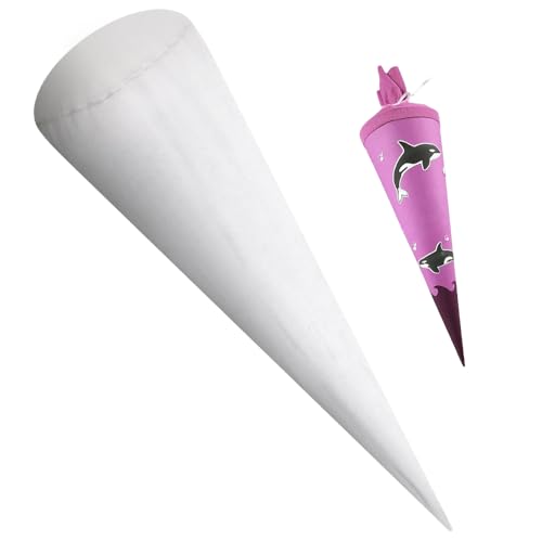 Lotvic Schultüte Stoff, 70cm Schultüte Kissen Füllung, Große Tüten Kisseneinlagge Statt Papprohling, Zuckertüten Füllung Innenkissen für Junge und Mädchen Schulanfang Lotvic Schultüte Stoff, 70cm Schultüte Kissen Füllung, Große Tüten Kisseneinlagge Statt Papprohling, Zuckertüten Füllung Innenkissen für Junge und Mädchen Schulanfang von Lotvic