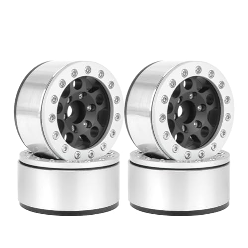 Loufy 1,55 Metallfelge für RC Axial SCX10 Ghost TRX4 TRX6 D90 4WD schwarz silber Loufy 1,55 Metallfelge für RC Axial SCX10 Ghost TRX4 TRX6 D90 4WD schwarz silber von Loufy