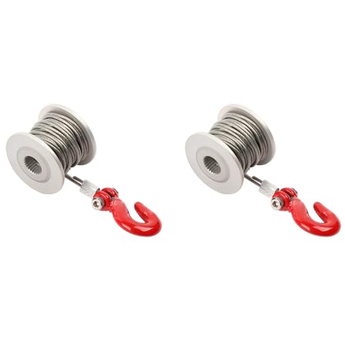 Loufy 2 x 25T Seilwindentrommel Servo Fernbedienung Rock Crawler das Gerät ein Steuergerät Zubehör zur Einstellung einer der Winde von Loufy