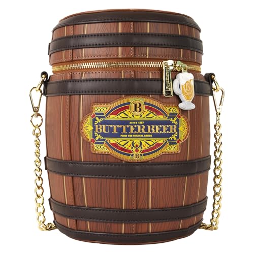 Loungefly Warner Bros Harry Potter Butterbeer Barrel Crossbody Bag von Loungefly