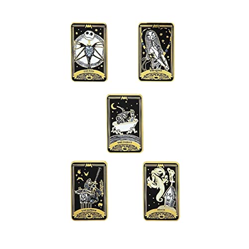 Loungefly Disney NBC Tarot BLIND PIN Group-CP - Jack Skellington - The Nightmare Before Christmas - Blind Box Emaille-Nadeln - Niedliche Brosche Zum Sammeln - Für Rucksäcke & Taschen - Geschenkidee von Loungefly