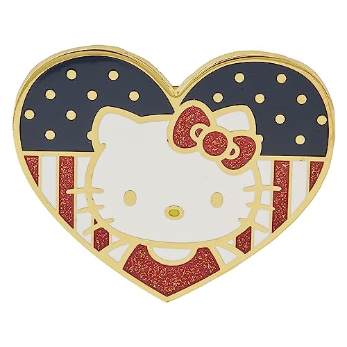 Loungefly - Hello Kitty Pin - Hello Kitty Emaille-Nadeln - Amazon-Exklusiv - Niedliche Brosche Zum Sammeln - Für Rucksäcke & Taschen - Geschenkidee - Offizielle Handelswaren von Loungefly