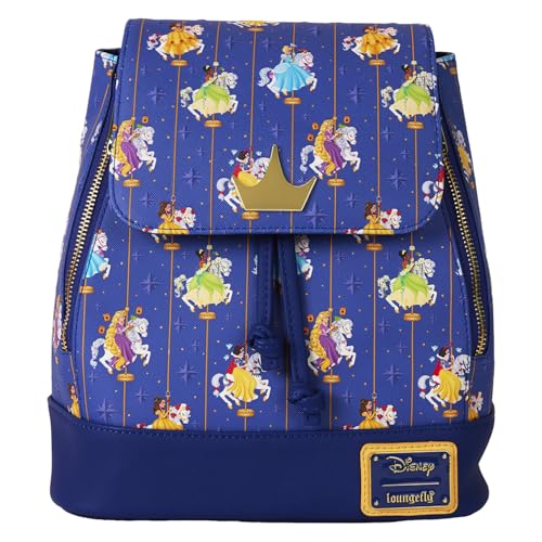 Loungefly Disney Princess Carousel Mini Rucksack von Loungefly