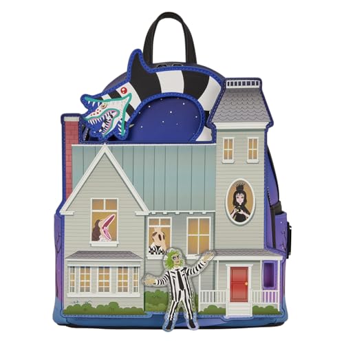 Loungefly Warner Bros Beetlejuice Mini Backpack Loungefly Warner Bros Beetlejuice Mini Backpack von Loungefly