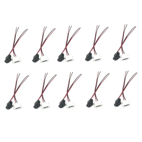 Louttary 20 Stück USB 2.0, Direkt Druckgeschweißter Drahttyp, Mutterlampe, Spielzeug-Ladeanschluss, Tischlampe, Instrumenten-Ladeanschluss Louttary 20 Stück USB 2.0, Direkt Druckgeschweißter Drahttyp, Mutterlampe, Spielzeug-Ladeanschluss, Tischlampe, Instrumenten-Ladeanschluss von Louttary