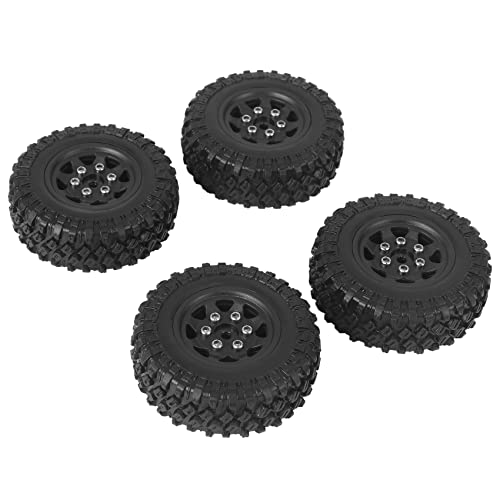 Louttary 4 Stück Reifen, 49 x 18 mm, Beadlock Felgen, Reifen-Set für Axial SCX24 90081 1/24 Chenille, Auto, mit Fernbedienung, Upgrade-Zubehör, 1 Louttary 4 Stück Reifen, 49 x 18 mm, Beadlock Felgen, Reifen-Set für Axial SCX24 90081 1/24 Chenille, Auto, mit Fernbedienung, Upgrade-Zubehör, 1 von Louttary