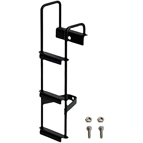 Louttary Leitertreppe, Schwarz, aus Metall, für 1/14 Traktor, Anhänger, LKW, ferngesteuert, Auto, Upgrade Teile Zubehör von Louttary