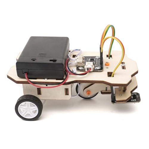 Louttary Materialsets für Trackwagen, Basteln, Wissenschaft, Spaß, Fertigungsmaterial, pädagogische Erfahrung, einfach zu bedienen von Louttary