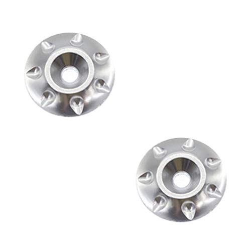Louttary Unterlegscheiben für M3-Schaftflügel, aus Metall, für ferngesteuerte Autos von Offroad-Lkw, Maßstab 1/8, 1/10, Silber Louttary Unterlegscheiben für M3-Schaftflügel, aus Metall, für ferngesteuerte Autos von Offroad-Lkw, Maßstab 1/8, 1/10, Silber von Louttary