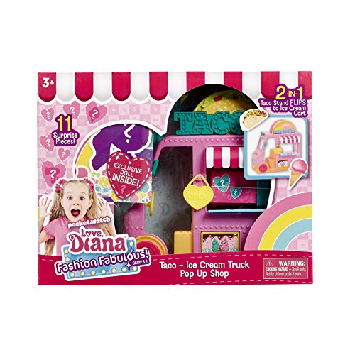 Love, Diana 918527.003 8,9 cm Puppe & Spielset mit 2 Themen - Taco-Eiswagen, 10 Überraschungen und Einer exklusiven Duftfigur Love, Diana 918527.003 8,9 cm Puppe & Spielset mit 2 Themen - Taco-Eiswagen, 10 Überraschungen und Einer exklusiven Duftfigur von Love, Diana