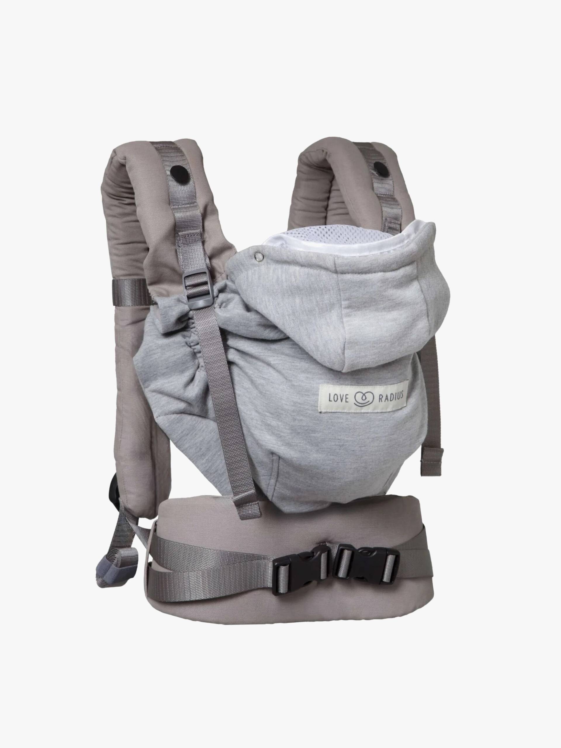 Love Radius HoodieCarrier 2 Babytrage, Athletic Grey von Love Radius