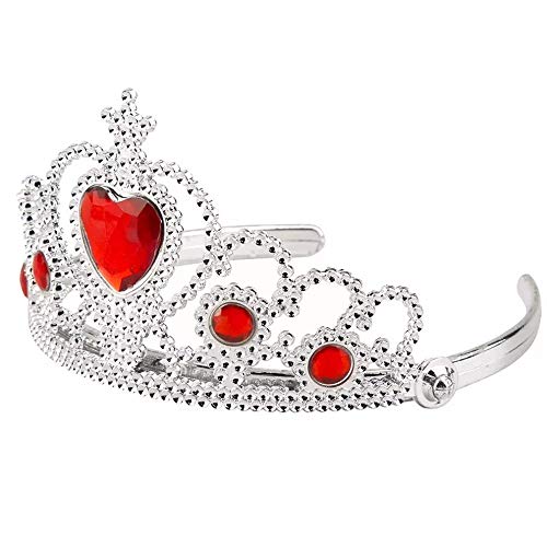 LoveLegis (Rot) Krone Krone Tiara für kleine Mädchen Princess Queen mit bunten Steinen - Zubehör Verkleidung Karneval Halloween Cosplay von LoveLegis