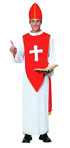 LoveLegis Bischof Priester katholisch Kirche weiß Erwachsene Mann Kostüm Karneval Feier von LoveLegis