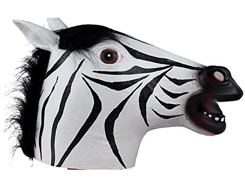 LoveLegis Kostüm Maske - Verkleidung - Karneval - Halloween - Zebra - Tier - Multicolor - Erwachsene - Unisex - Frau - Mann - Jungen - Geschenkidee für Weihnachten und Geburtstag von LoveLegis