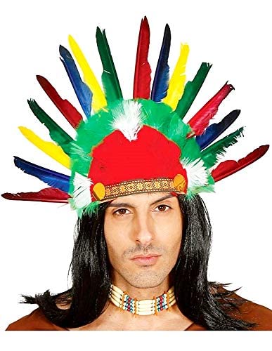 Lovelegis Indianer-Kopfbedeckung mit Federn, Karneval, für Erwachsene, Unisex, Halloween-Mottopartys, Hut von LoveLegis