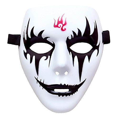 Pierrot Maske - Hip Hop - Street Dance - Jabbawockeez - Ghost - Kiss - Joker - Weiß - Kostüm - Karneval - Halloween - Mann - Frau - Geschenkidee Weihnachten Geburtstag - Modell 2 von LoveLegis