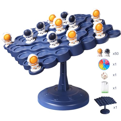 Lovehomily Astronauten-Interaktives Spielzeug for Eltern und Kinder, pädagogisches Balancierbrett, Puzzle, Balance-Baum, Zählspielzeug for Jungen und Mädchen von Lovehomily