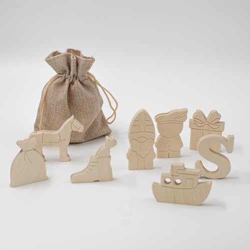 Einzigartige Holz Nikolaus Schuhgeschenke: Set von 8! Einzigartige Holz Nikolaus Schuhgeschenke: Set von 8! von Lovelties