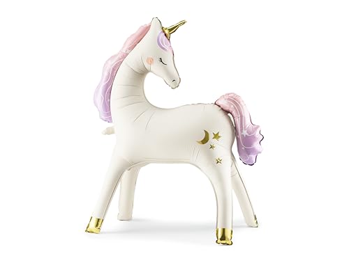 XXL Einhorn Folienballon 100cm – Stehend Unicorn Luftballon Deko Kindergeburtstag Mädchen, Luft geeignet, selbstschließend, süßer Ballon Partydeko, Geschenk Einhorn Deko Mädchen, wiederverwendbar XXL Einhorn Folienballon 100cm – Stehend Unicorn Luftballon Deko Kindergeburtstag Mädchen, Luft geeignet, selbstschließend, süßer Ballon Partydeko, Geschenk Einhorn Deko Mädchen, wiederverwendbar von Lovely Balloon