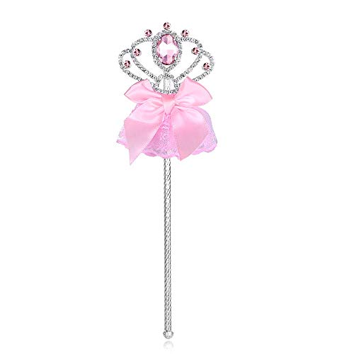 Lovelyshop Prinzessinnen-Zauberstab aus Metall mit Schleife für Kinder, Rosa Lovelyshop Prinzessinnen-Zauberstab aus Metall mit Schleife für Kinder, Rosa von Lovelyshop