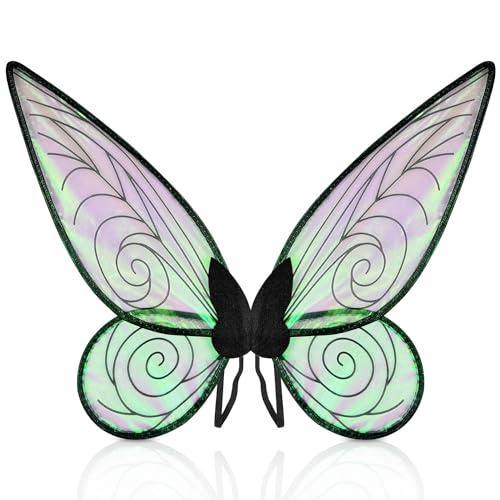 Lovesmile Fee Kostüm Damen, Feen Kostüm Erwachsene, Feenflügel Erwachsene, Grün Flügel, Feen Flügel Damen, Feen Flügel Geeignet für Karneval Ostern Geburtstag Halloween Weihnachten Cosplay Lovesmile Fee Kostüm Damen, Feen Kostüm Erwachsene, Feenflügel Erwachsene, Grün Flügel, Feen Flügel Damen, Feen Flügel Geeignet für Karneval Ostern Geburtstag Halloween Weihnachten Cosplay von Lovesmile