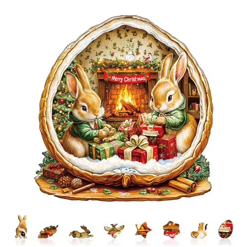 Holzpuzzle Erwachsene Kaninchenhaus - 260 Teile holzpuzzle Geschenkbox, Wanddekoration und Lernspielzeug für Freunde und Familien Holzpuzzle Erwachsene Kaninchenhaus - 260 Teile holzpuzzle Geschenkbox, Wanddekoration und Lernspielzeug für Freunde und Familien von Lovpippi