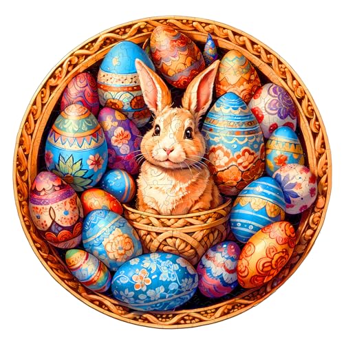 Holzpuzzle Erwachsene und Kinder, Puzzle 200 Teile, Kreisförmige Einzigartige Puzzle, Wooden Puzzle Easter Egg, Holz Puzzle Mit Geschenkbox Aus Holz Holzpuzzle Erwachsene und Kinder, Puzzle 200 Teile, Kreisförmige Einzigartige Puzzle, Wooden Puzzle Easter Egg, Holz Puzzle Mit Geschenkbox Aus Holz von Lovpippi