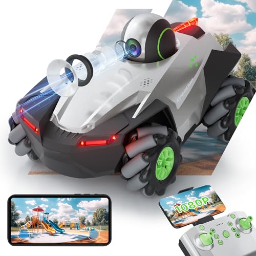 Ferngesteuertes Auto mit Kamera für Kinder, RC Auto mit 5G FPV 1080P HD Kamera, FPV Auto Spielzeug 2 Batterien für 60 Minuten Spiel, Geschenke für Kinder Jungen Mädchen Ferngesteuertes Auto mit Kamera für Kinder, RC Auto mit 5G FPV 1080P HD Kamera, FPV Auto Spielzeug 2 Batterien für 60 Minuten Spiel, Geschenke für Kinder Jungen Mädchen von Lphianx