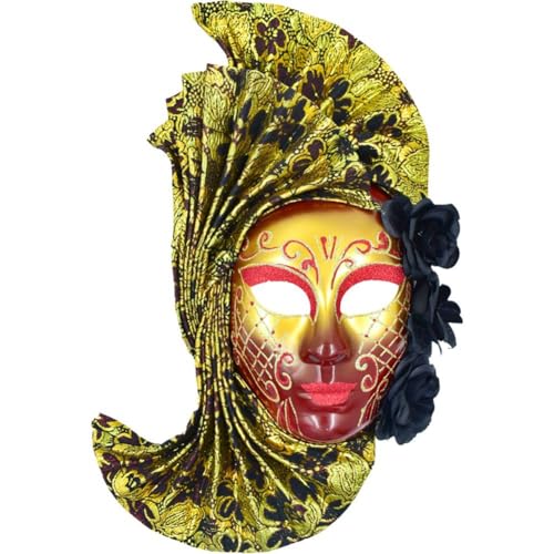 Lpitoy Blumen-venezianische Maske, Exquisite Narrenmasken, Blumen-maskerade-maske, Ball-party, Karneval-maske Für Damen Und Herren, Cosplay, Party, Gesichtszubehör Lpitoy Blumen-venezianische Maske, Exquisite Narrenmasken, Blumen-maskerade-maske, Ball-party, Karneval-maske Für Damen Und Herren, Cosplay, Party, Gesichtszubehör von Lpitoy