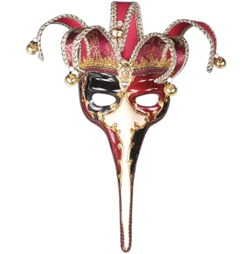 Lpitoy Venezianische Comedy-maske, Exquisite Nase, Narrenmasken, Venezianisches Musical, Karneval, Karneval, Maskerade, Halloween-party, Kostüm Lpitoy Venezianische Comedy-maske, Exquisite Nase, Narrenmasken, Venezianisches Musical, Karneval, Karneval, Maskerade, Halloween-party, Kostüm von Lpitoy