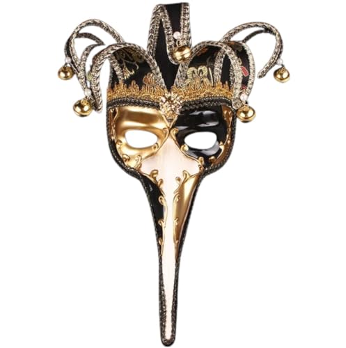 Lpitoy Venezianische Comedy-maske, Exquisite Nase, Narrenmasken, Venezianisches Musical, Karneval, Karneval, Maskerade, Halloween-party, Kostüm Lpitoy Venezianische Comedy-maske, Exquisite Nase, Narrenmasken, Venezianisches Musical, Karneval, Karneval, Maskerade, Halloween-party, Kostüm von Lpitoy