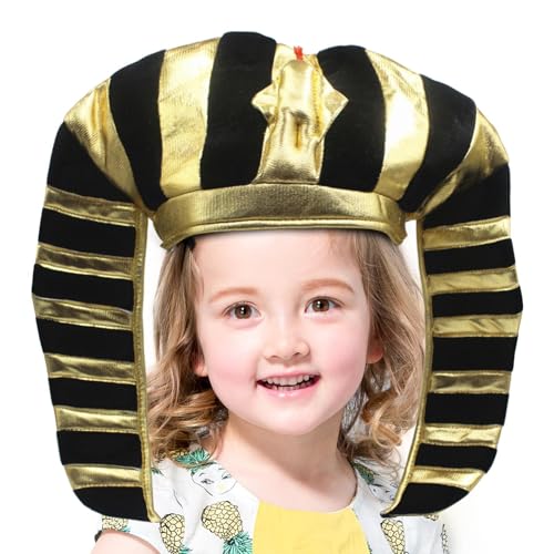 Lpoppcx Ägyptischer Kopfschmuck für Damen, Ägyptisches Männerkostüm, Unisex Kopfbedeckung Für Halloween Kinderfest Schülertheateraufführung Lpoppcx Ägyptischer Kopfschmuck für Damen, Ägyptisches Männerkostüm, Unisex Kopfbedeckung Für Halloween Kinderfest Schülertheateraufführung von Lpoppcx