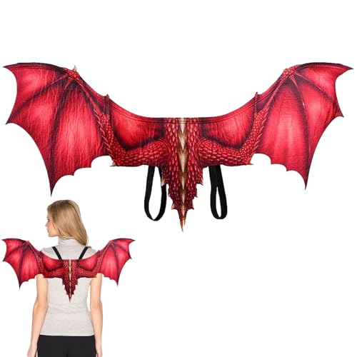 Lpoppcx Drachenkostüm | Cosplay Flügel,Vliesstoff Kinderkostüm Zubehör für Tier Motive Karneval Faschingsparty Lpoppcx Drachenkostüm | Cosplay Flügel,Vliesstoff Kinderkostüm Zubehör für Tier Motive Karneval Faschingsparty von Lpoppcx