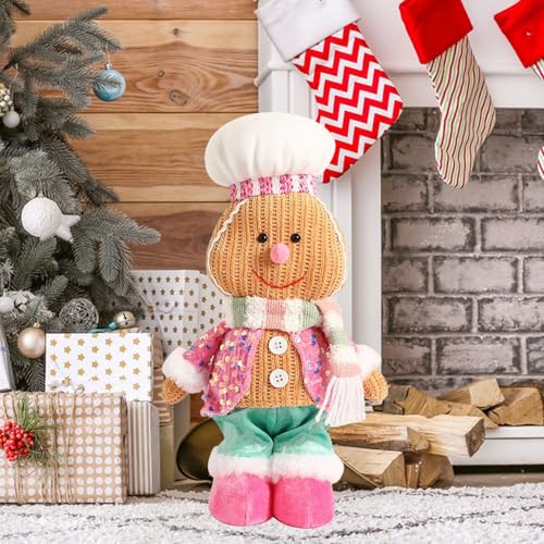 Lpoppcx Gingerbread Plüsch | Weihnachts Plüschtier Lebkuchenmännchen | Kuschelweiche Puppe Saisonale Deko Für Kinder Mädchen Jugendliche Kleinkinder Freunde Lpoppcx Gingerbread Plüsch | Weihnachts Plüschtier Lebkuchenmännchen | Kuschelweiche Puppe Saisonale Deko Für Kinder Mädchen Jugendliche Kleinkinder Freunde von Lpoppcx